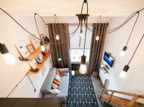 Квартира Питерская Двухуровневая Студия в Центре Красноярска