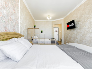 Апартаменты 2 Кровати Диван 6 гостей Центр Краснодара 22 Этаж Smart TV и Вид из Окна