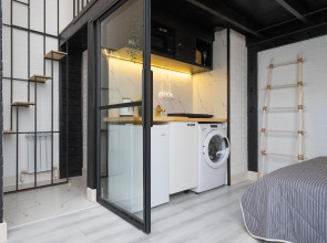 Квартира с Сауной, Камином и Кондиционером Лофт Центр Кремль Казань