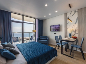 Апартаменты Крымский Рей Студия Blue Blues прямой вид на море