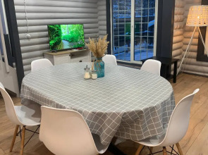 Частный Дом Бревенчатый Дом в Соснах