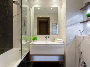 Апартаменты Sky City Moscow 62 этаж! Вид на Башни, Лужники, Парк победы и город! Очень уютный!