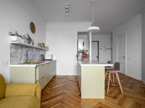 Апартаменты LetYourFlat Marble 1 Cпальня