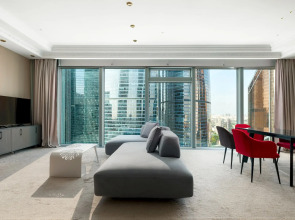 Апартаменты в Москва Сити стильные и просторные с широкой панорамой на башни