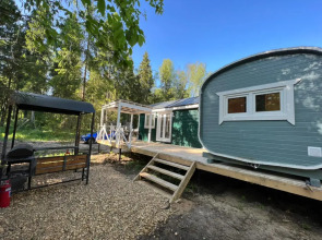 Шале Зеленый домик в лесу на Живописной улице