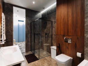 Апартаменты Lalapart Skyfall с панорамным видом с 46 этажа небоскреба Савеловский Сити