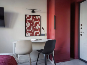 Апартаменты Pavlov Бордовая