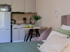 Апартаменты Бирюза УК Атмосфера с видом на горы