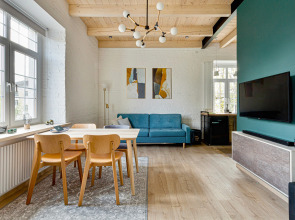 Апартаменты Tverloft у Волги с прозрачной спальней