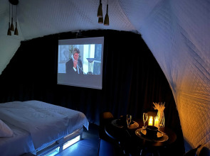 Глэмпинг Глэмпгеокупол "Домик на Оке" Таруса