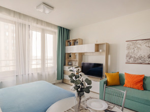 Апартаменты Lalapart Tiffany на 27 этаже небоскреба Савеловский Сити