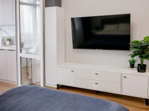 Апартаменты с панорамными окнами с шикарным видом на город 16 этаж