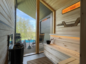 Частный Дом с Сауной у Купелью в 300 Метрах от Водохранилища