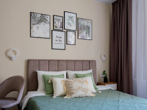 Апартаменты Бирюза УК Атмосфера с видом на горы