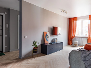 Квартира Piter Apartments двухкомнатные с кондиционером рядом с Лахтой