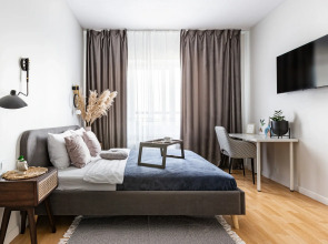 Квартира Сканди однокомнатные Piter Apartments с кондиционером