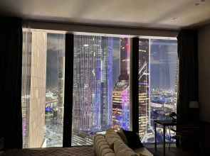 Апартаменты Sky City Moscow LUX Студия с большим окном с видом на все башни и город!