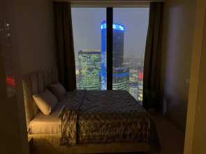 Апартаменты Sky City Moscow Роскошный апартамент с видом на башни на 61 этаже!
