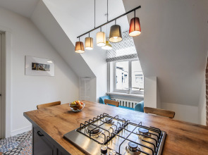 Апартаменты Яркий Лофт с видом на крыши