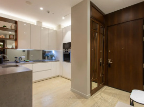 Апартаменты Sky City Moscow 62 этаж! Вид на Башни, Лужники, Парк победы и город! Очень уютный!