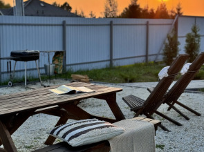 Частный дом Уютный дом в стиле барнхаус, с сауной, недалеко от реки