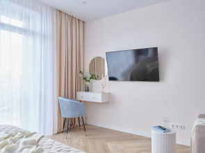 Апартаменты White Beach Studio Самостоятельное Заселение