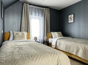 Частный Дом Барнхаус №4 с инфракрасной сауной и горячим Чаном на 6 человек