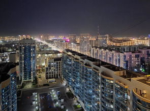 Апартаменты 2х комн.кв с 2мя кроватями и раскладным диваном на 23м этаже