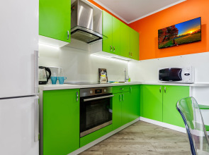 Апартаменты с Лучшим Видом на Краснодар. 24 этаж ЖК Большой Lounge балкон и Smart TV