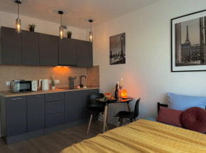 Квартира Уютная Студия с Панорамным Видом На Москву