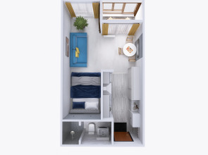 Апартаменты с видом на Москву 8