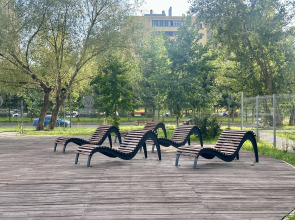 Квартира Happy Mercury просторная студия рядом с метро недалеко от центра