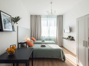 Квартира Студия Голубая в поселке Песочном