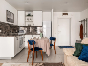 Квартира Уютная евродвушка у метро Озерная, 3 раздельных спальных места