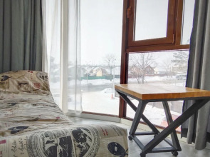 Квартира Guru c лаундж зоной на балконе