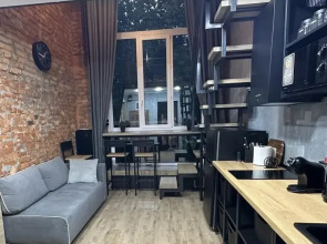 Апартаменты Двухуровневая студия с двумя санузлами в парке