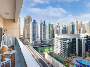 Квартира Luxury and spacious full Marina view