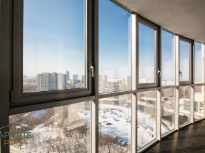 Квартира Aparts Pro Видовая 3-х местная студия с панорамным балконом в ЖК Арго на 12 этаже