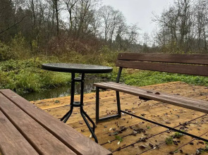 Частный Дом Барнхаус №2 на 10 гостей, с дровяной баней и горячим чаном