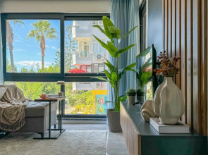 Апартаменты 1+1 Qoople Litus 6 в 20 метрах от моря