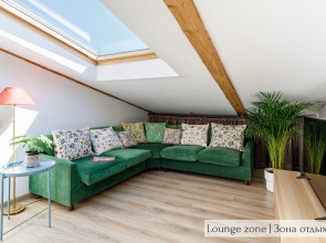 Апартаменты Minin Apartments Богемная Двухуровневая Мансарда 150 кв.м