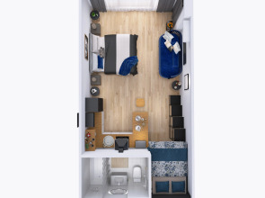 Апартаменты с видом на Москву 3