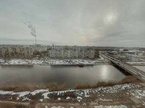 Квартира Green FOX с видом на реку Кутум