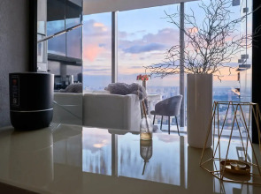 Апартаменты Sky City Moscow 80 этаж Вид на МГУ, Лужники, Парк победы, Воробьевы горы! Уникальный вид!