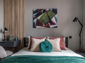 Квартира Moscow Deluxe Apartments Family Suite Silver Fountain