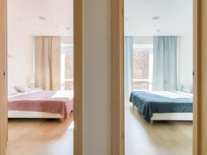 Апартаменты Apartico в Центре Города 2 Отдельные Спальни в Современном ЖК