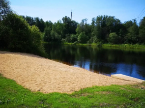 Гостевой дом с сауной вблизи реки и озера Ладоги Лисий берег