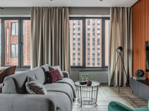 Квартира Moscow Deluxe Apartments Family Suite Silver Fountain