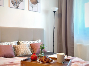 Апартаменты Granada Уютная студия в новом ЖК Шекспир с красивым видом на город