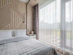 Апартаменты с 1 спальней в Охта Парке